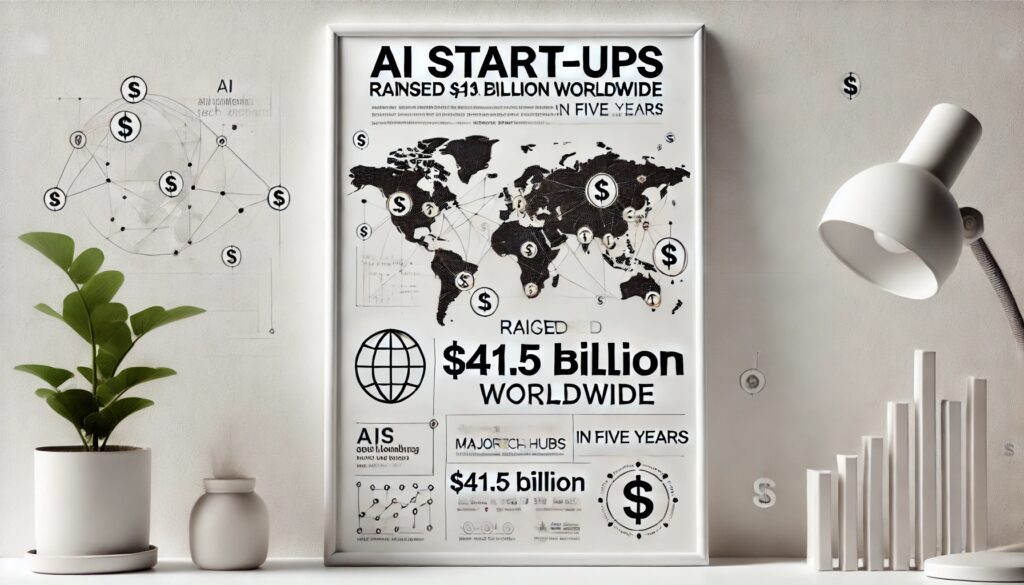 AI Start-Ups Raised $41.5 Billion Worldwide in Five Years