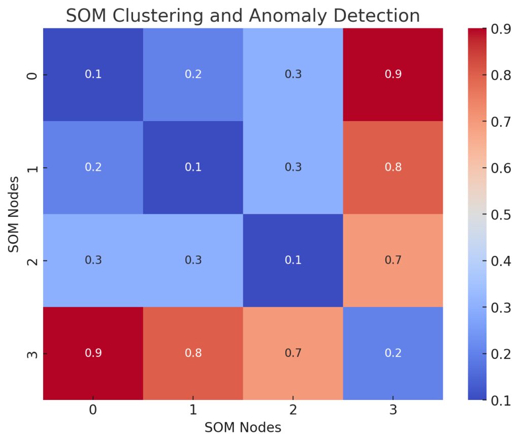 SOM Clustering And Anomaly Detection