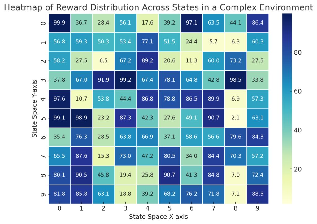 distribution of rewards in complex environments