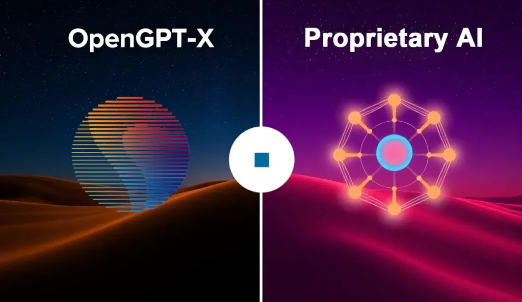 OpenGPT-X vs. Proprietary AI: